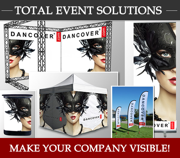 Dancover, Total event solutions. Make your company visible!