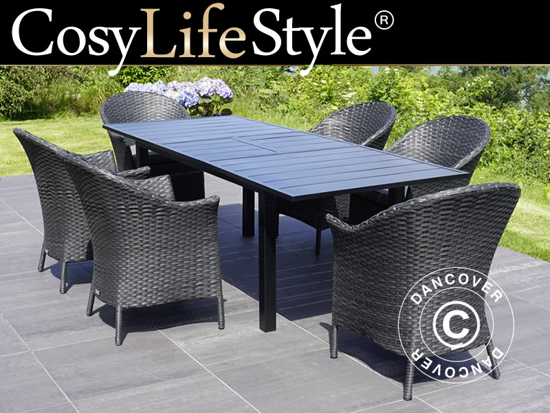 Dining set with comfortable chairs