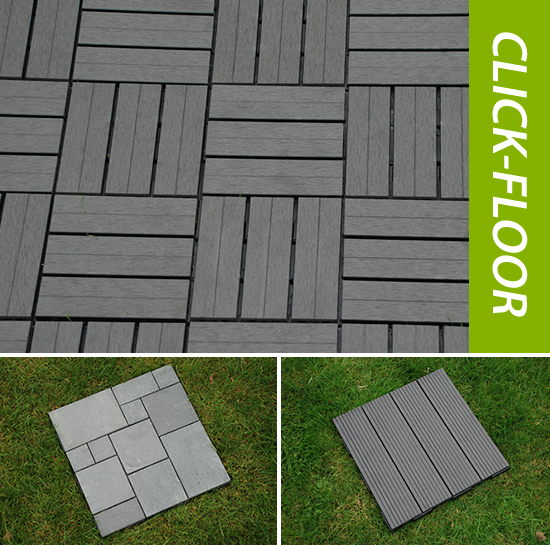 Decking tiles in classic style