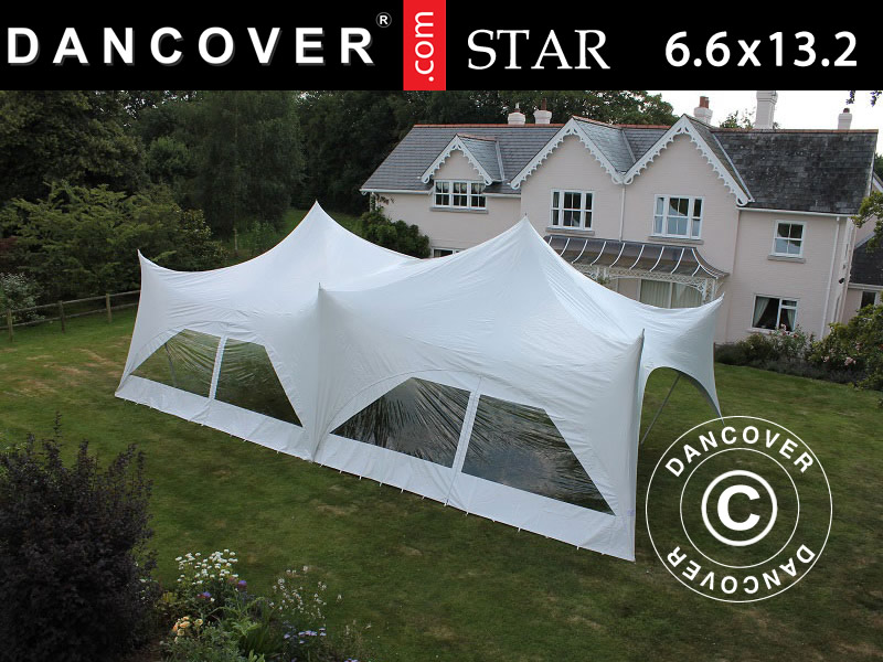 Pole tent Star marquee