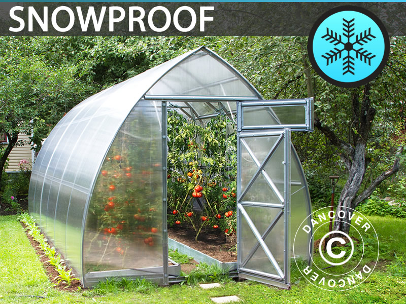 snow proof greenhouse from Dancover