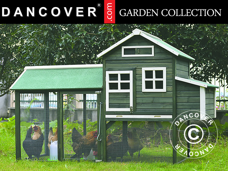 Hen house or chicken coop for your garden