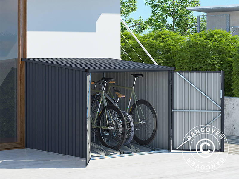 Bike sheds in maintenance-free materials