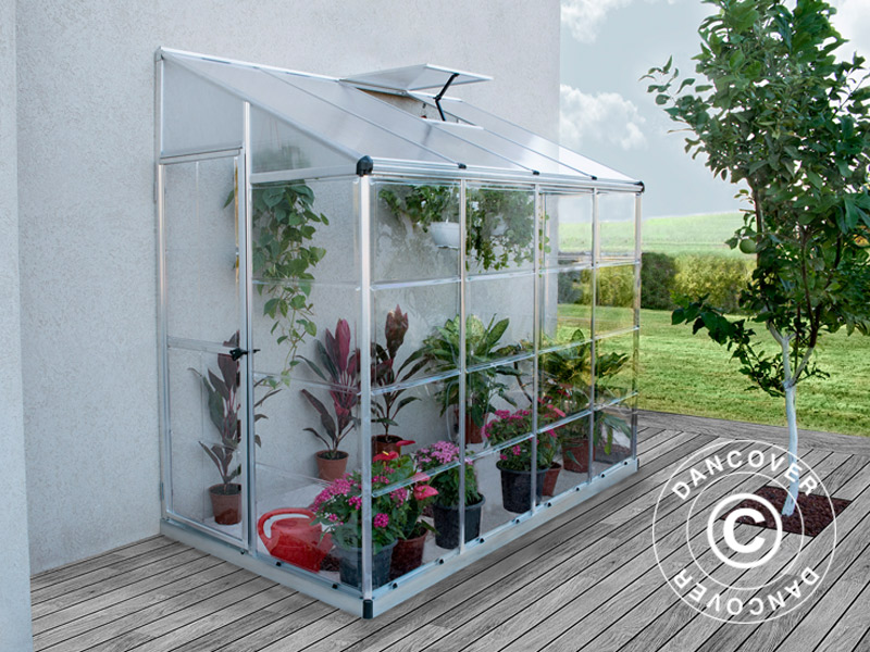 Lean-to greenhouses for the patio or balcony