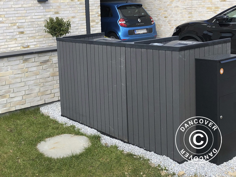 Bin storage solutions for making the drive look nice