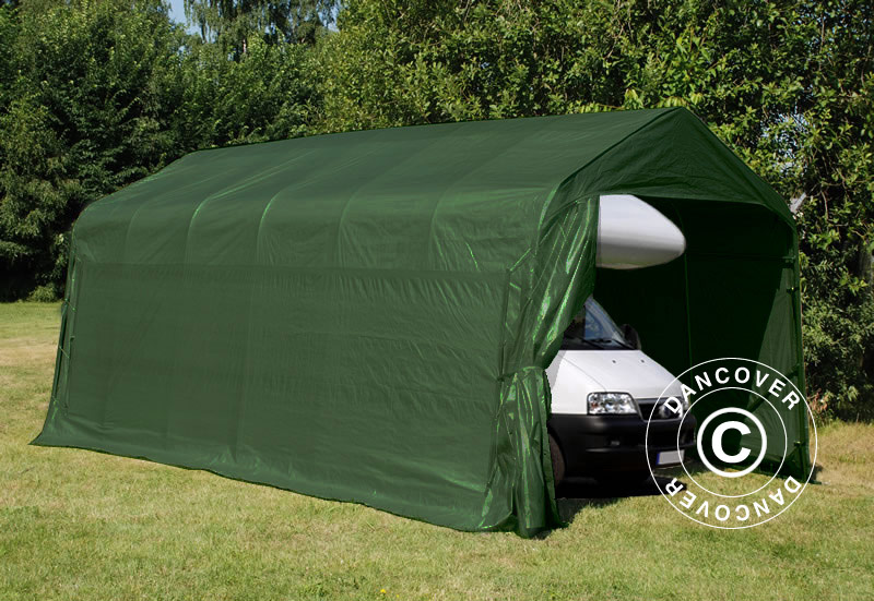 Portable garages for everything from garden tools to your camper or boat