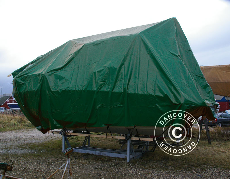 Boat tarpaulins are perfect for protecting your boat on land