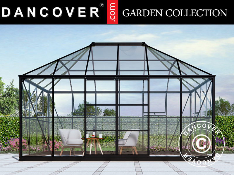 Glass gazebo will look spectacular in your garden