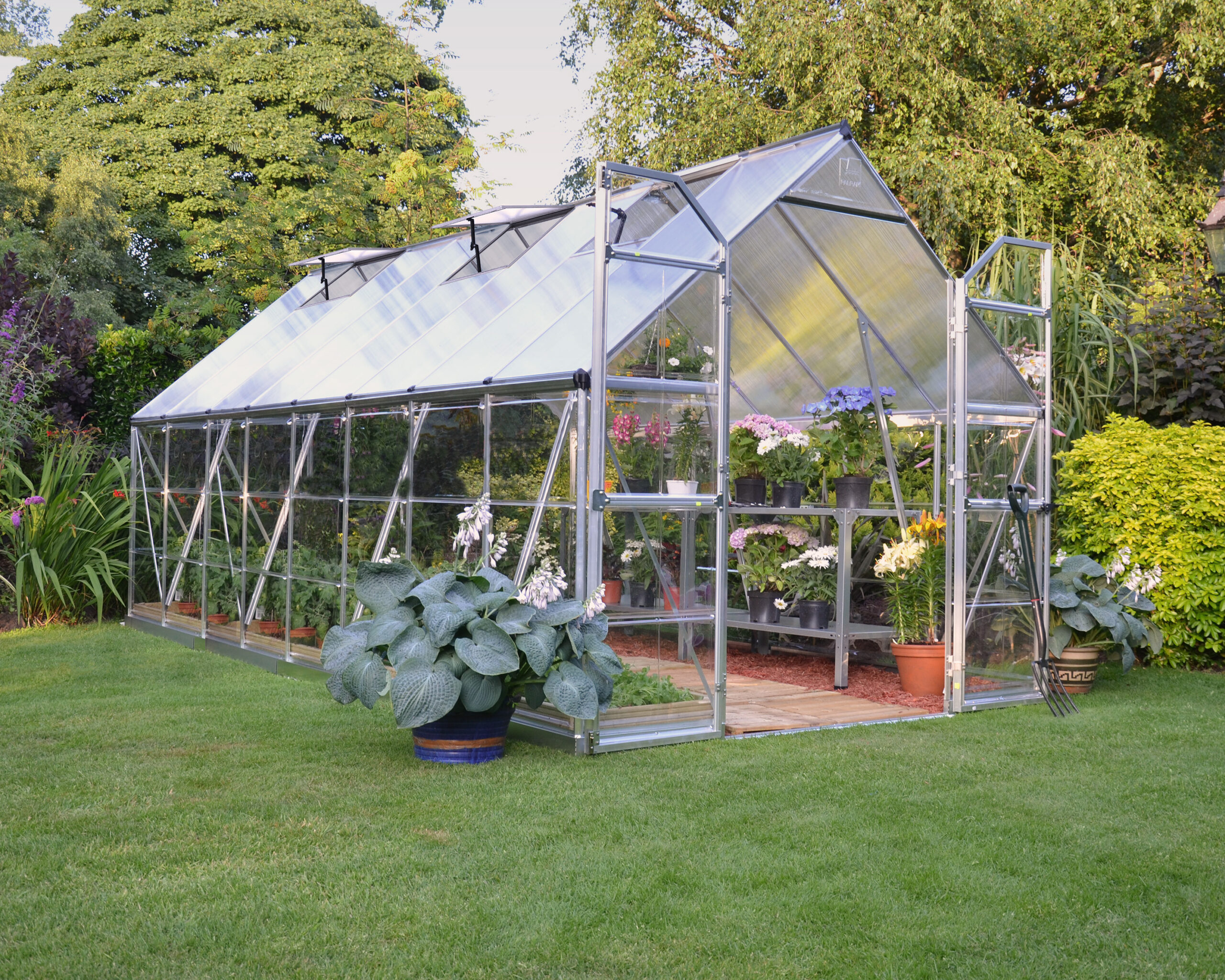 Polucarbonate greenhouses from Canopia by Palram